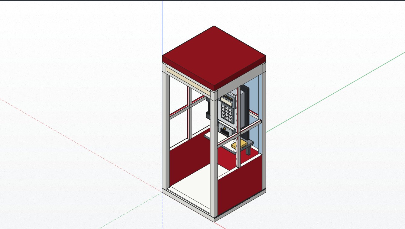 A phone booth